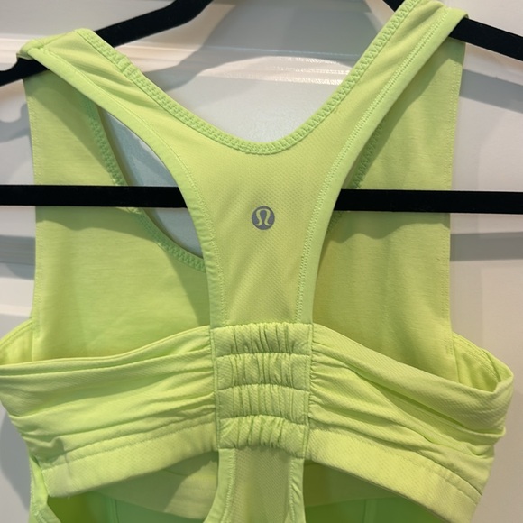 Lululemon Tone It Tank Bright Yellow / Green Size - Picture 5 of 13